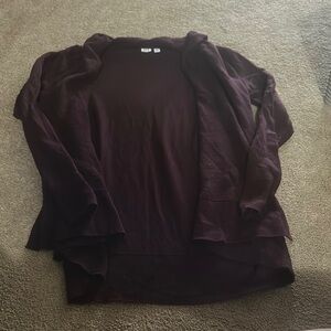 Women's Purple Cardigan